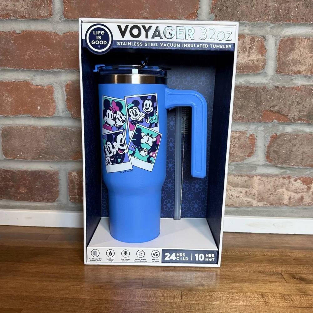 Disney x Life is Good | The Voyager 32oz Luxury Travel Tumbler